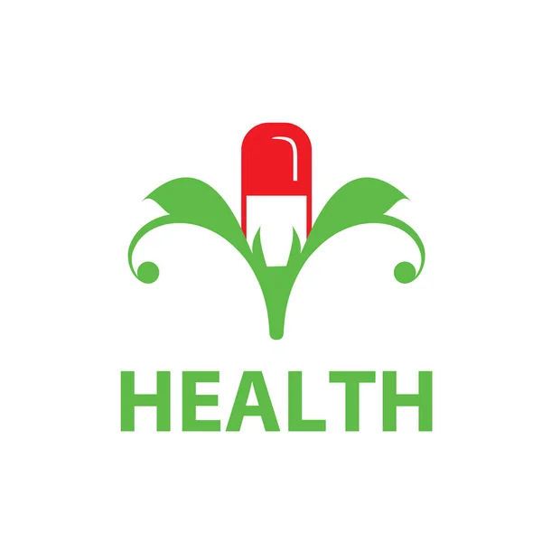 ベクトルのロゴの健康 — ストックベクタ