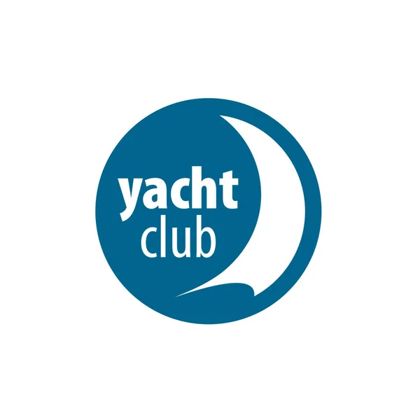 Векторный логотип яхты — стоковый вектор