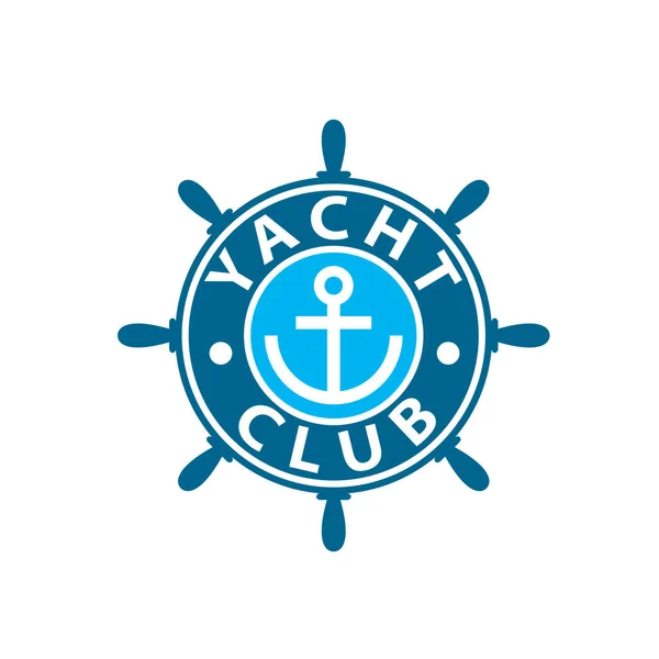 Vektorové logo jachta — Stockový vektor