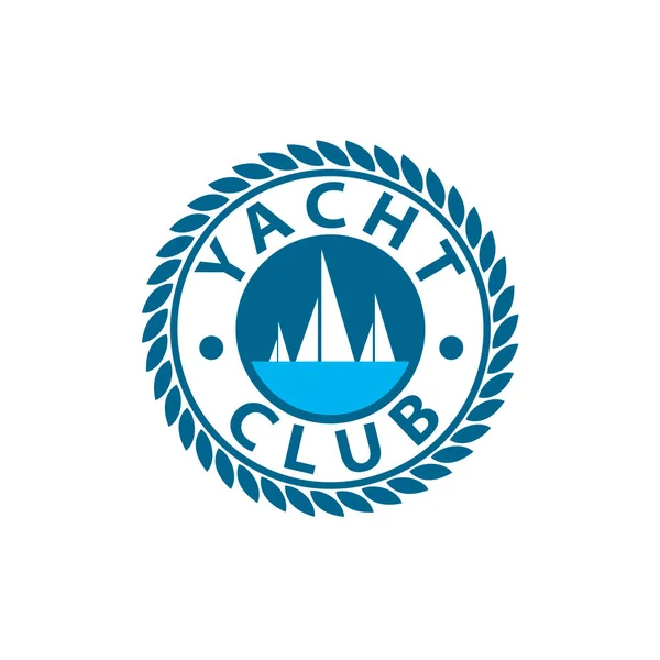 Vector logo yacht — Stock Vector