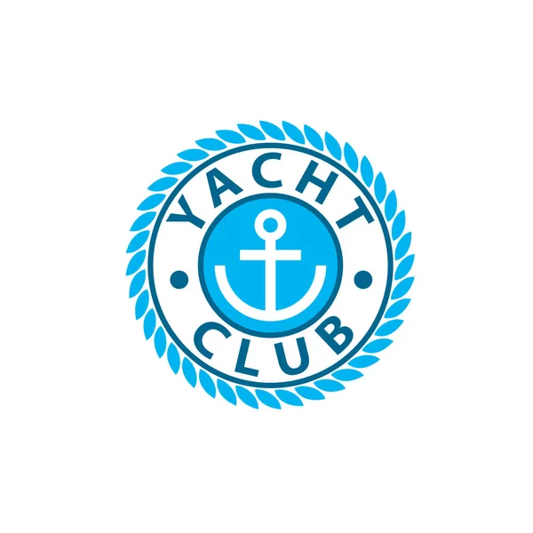 Vektorové logo jachta — Stockový vektor