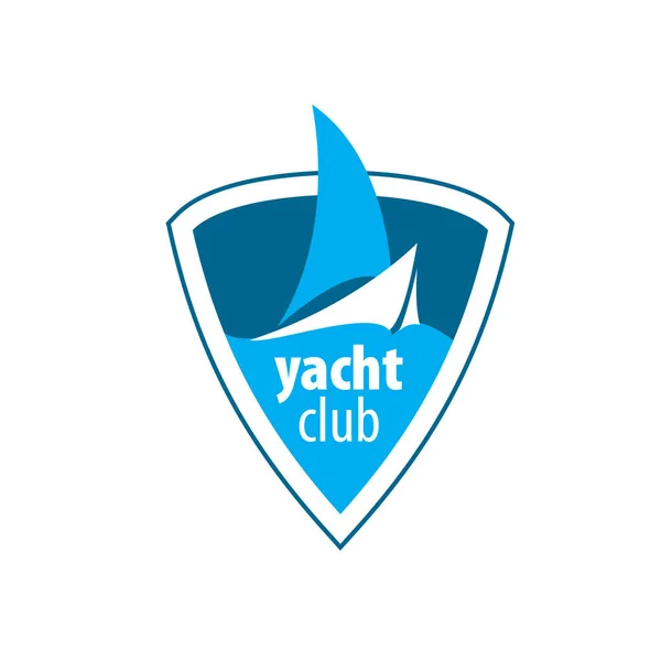 Vector logo yacht — Stock Vector