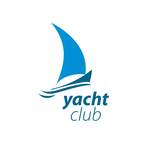 Logotipo do vetor Yacht — Vetor de Stock