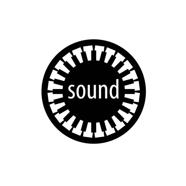 Vektör logo müzik — Stok Vektör