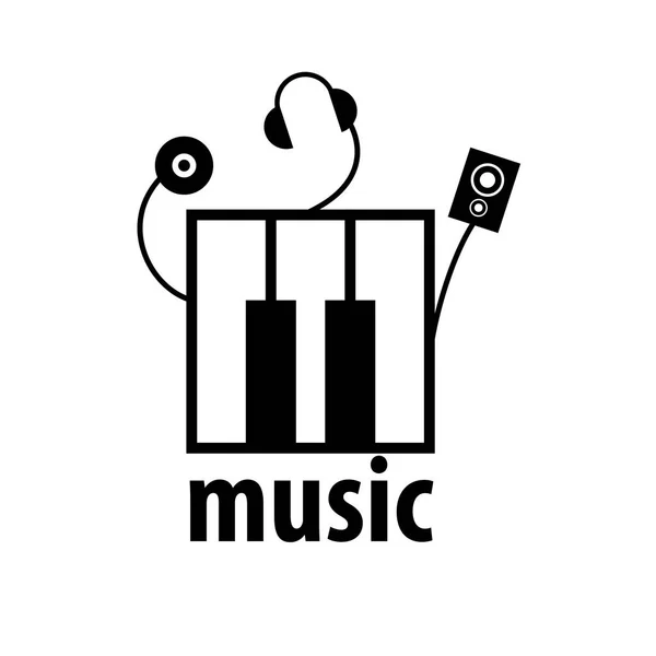 Vector logo música — Vector de stock