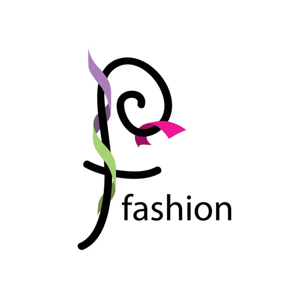 Vektör logo moda — Stok Vektör