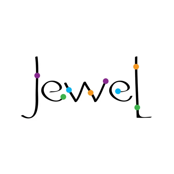 Vektor-Logo-Juwel — Stockvektor