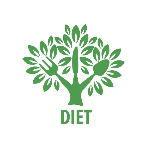ダイエットのためのベクトルのロゴ — ストックベクタ