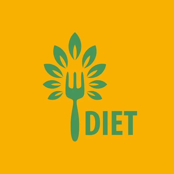 Logotipo del vector para la dieta — Vector de stock