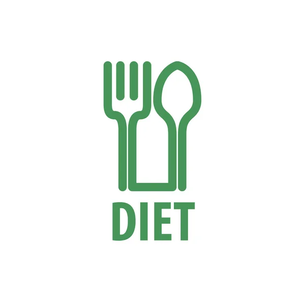 Logotipo del vector para la dieta — Vector de stock