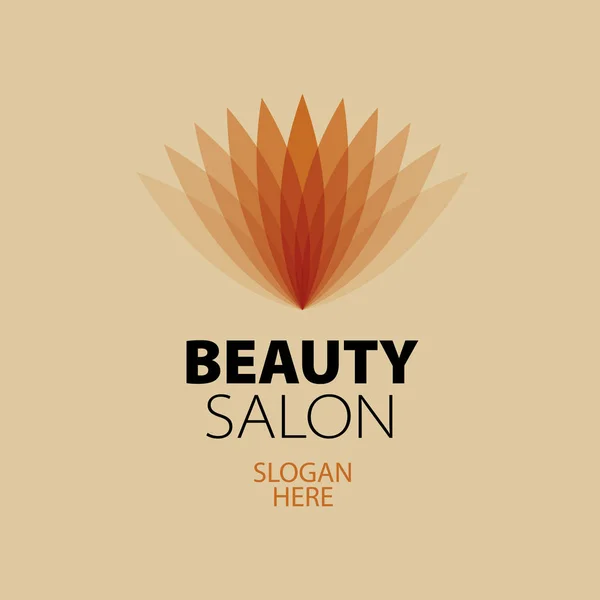 Logotipo abstracto para la belleza — Vector de stock