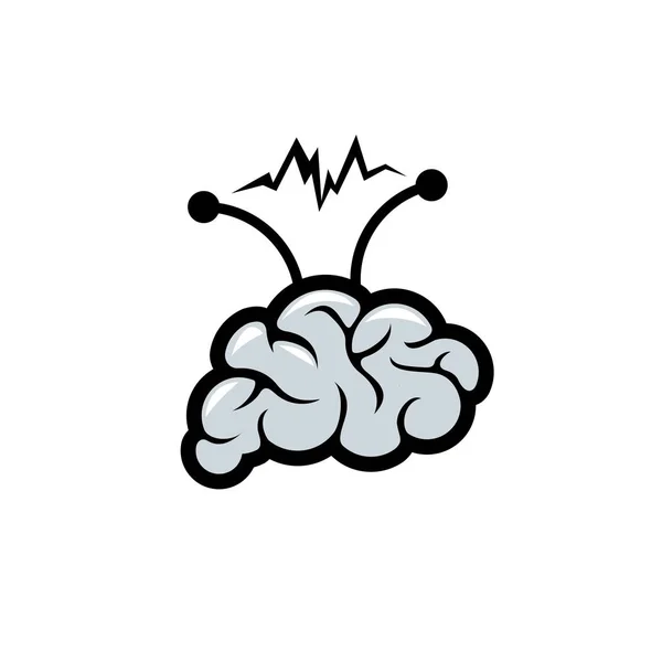 Logo del cervello vettoriale — Vettoriale Stock