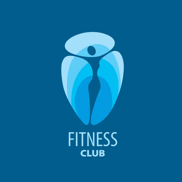 Fitness için vektör logo — Stok Vektör