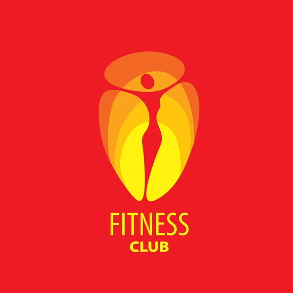 Fitness için vektör logo — Stok Vektör