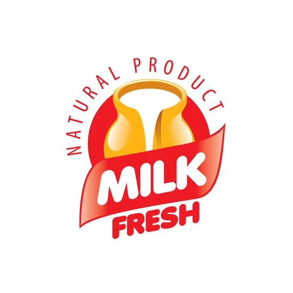 Wektor logo mleka — Wektor stockowy