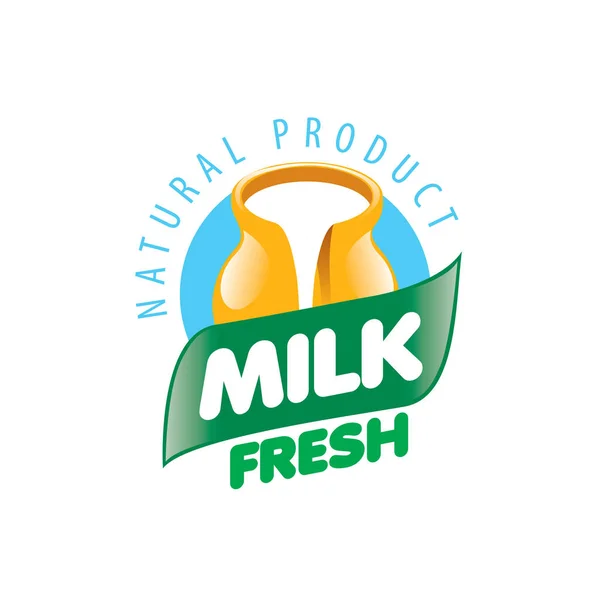 Векторний логотип молока — стоковий вектор