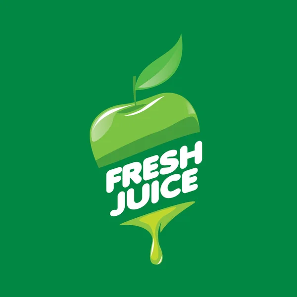 Logotypen för färsk juice — Stock vektor