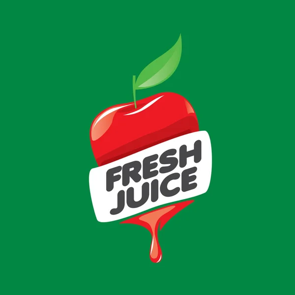 Logo of fresh juice — Stock Vector