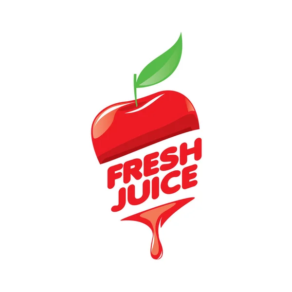 Logotipo do suco fresco — Vetor de Stock