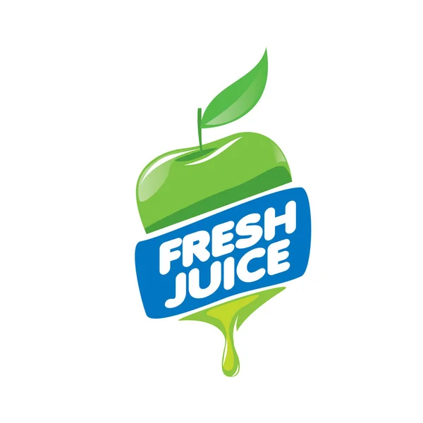 Logo of fresh juice — Stock Vector