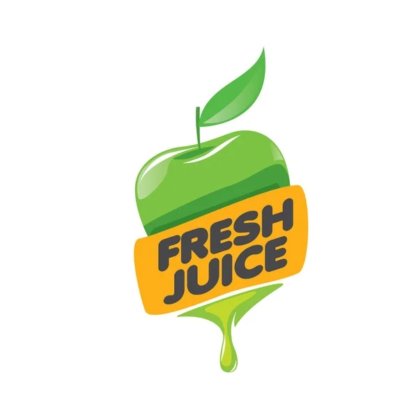 Logo of fresh juice — Stock Vector