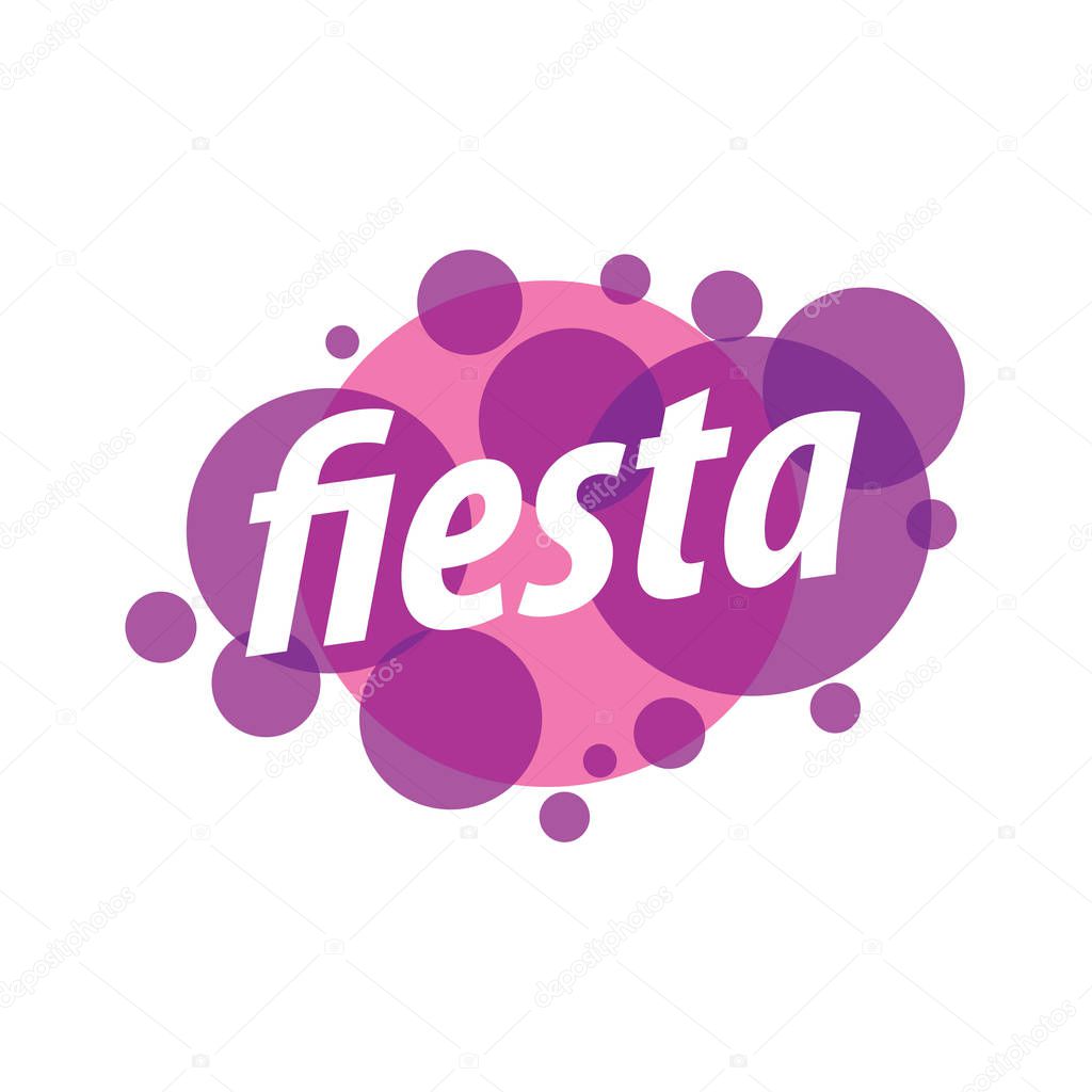 Abstract colorful vector logo for a holiday