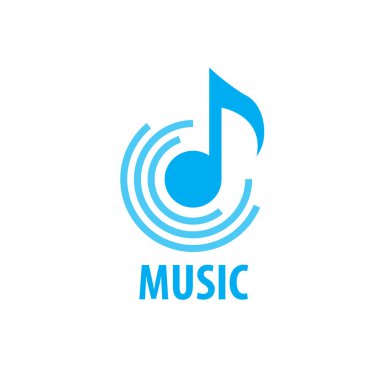 vektör logosu musik