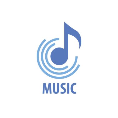 vektör logosu musik