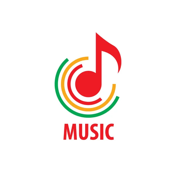 Logotipo vectorial musik — Vector de stock