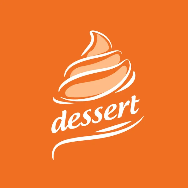 Vector logo postre — Vector de stock