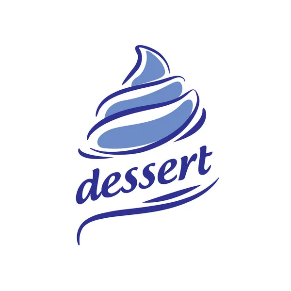 ベクトルのロゴのデザート — ストックベクタ