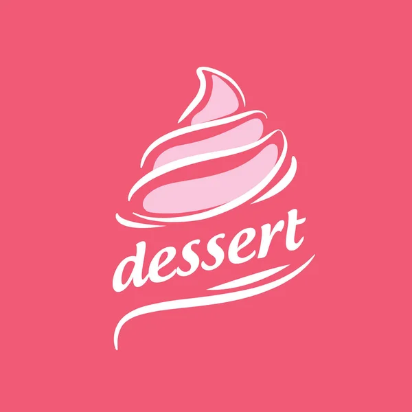 Vector logo dessert — Stock Vector