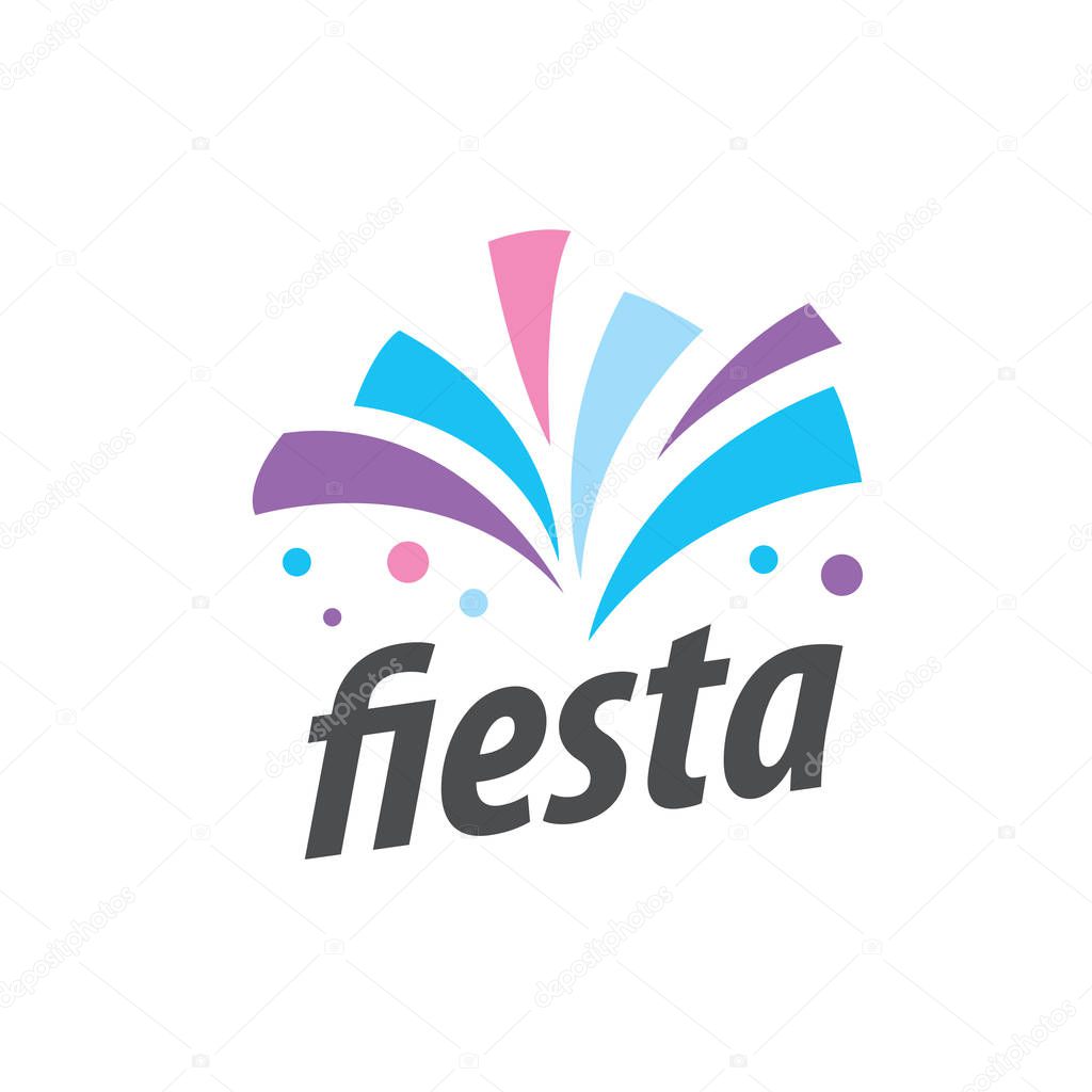 Abstract logo for fiesta. Vector illustration icon
