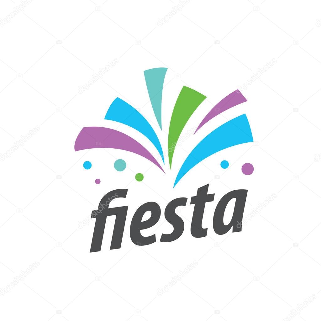 Abstract logo for fiesta. Vector illustration icon