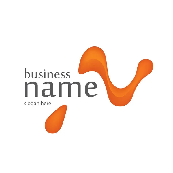 Letra n design do logotipo — Vetor de Stock