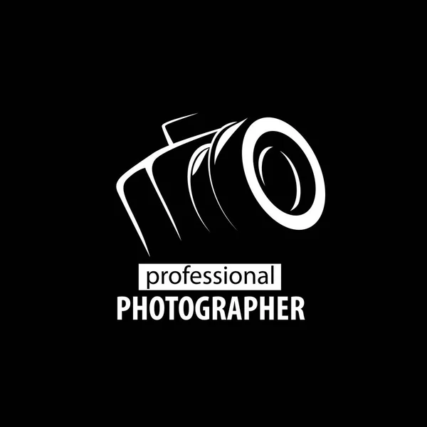 Logo appareil photo le photographe — Image vectorielle