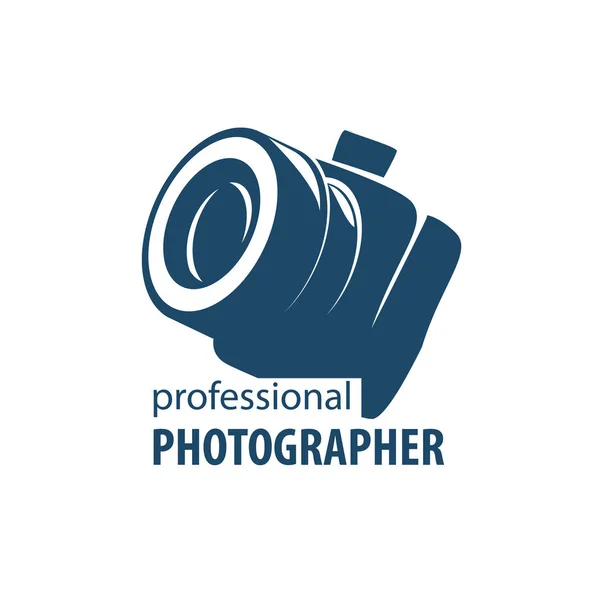 Logo appareil photo le photographe — Image vectorielle