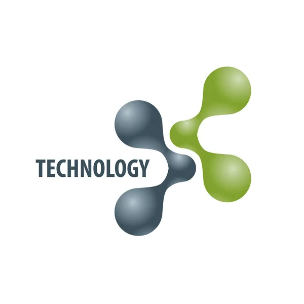 Vektorové logo technologie — Stockový vektor