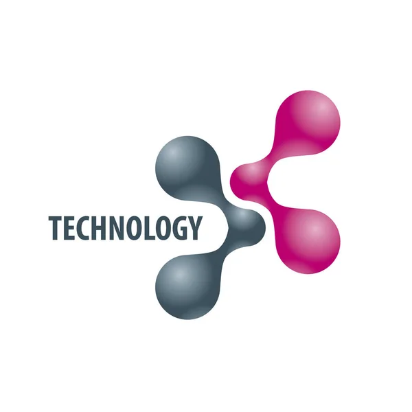 Vektorové logo technologie — Stockový vektor