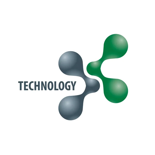 Vektor logo technológia — Stock Vector