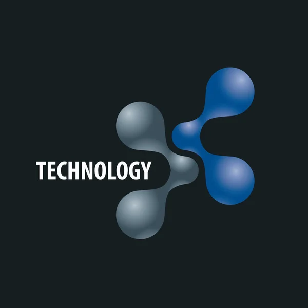 Technologie de logo vectoriel — Image vectorielle