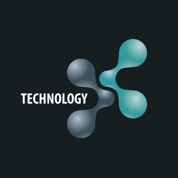 Technologie de logo vectoriel — Image vectorielle