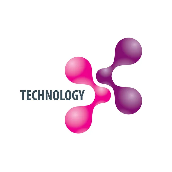 Vektor-Logo-Technologie — Stockvektor