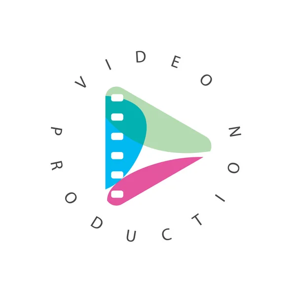 Resumen de vectores logo botón play — Archivo Imágenes Vectoriales