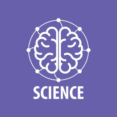 Vektör beyin logosu