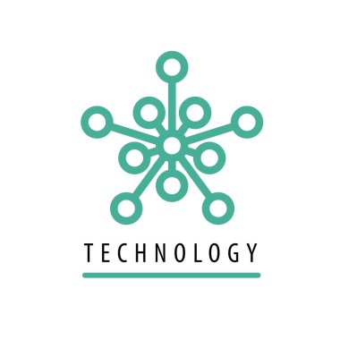 Vektör logo teknoloji