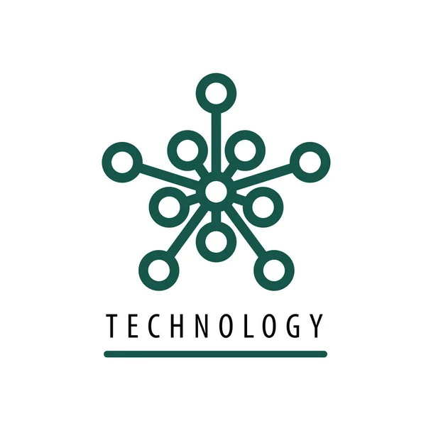 Vektor logo teknik — Stock vektor