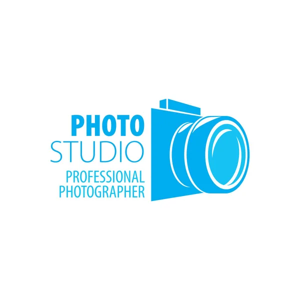 Logo appareil photo le photographe — Image vectorielle