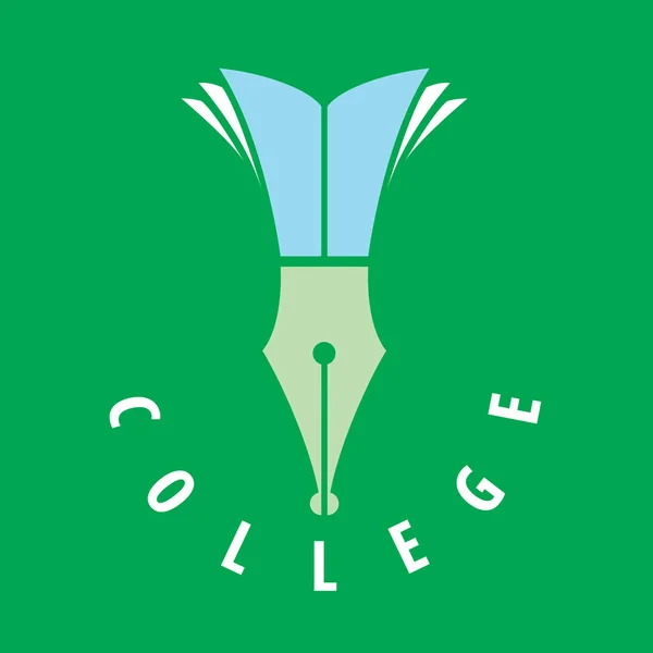 Векторний логотип коледж — стоковий вектор
