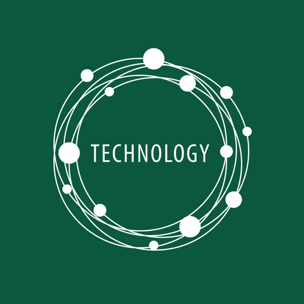 Vektorové logo technologie — Stockový vektor